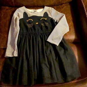 Carter's Kitty Cat Long Sleeve Tulle Dress